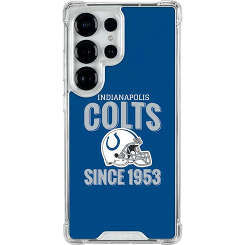 NFL Indianapolis Colts Helmet Galaxy S25 Ultra Clear Case